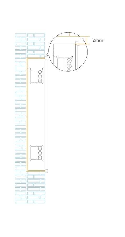 暗裝平面示意圖